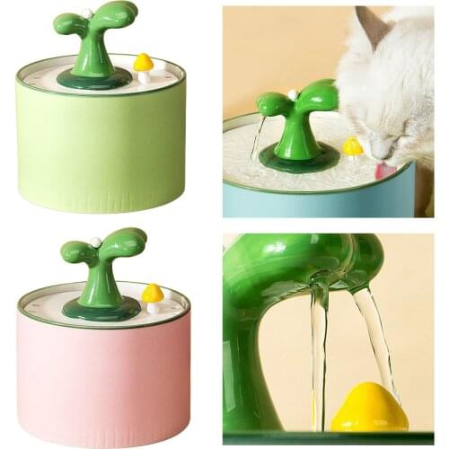 1.0L Automatic Pet Water Fountain Cat Dog Drinking Dispenser Built-in Filter