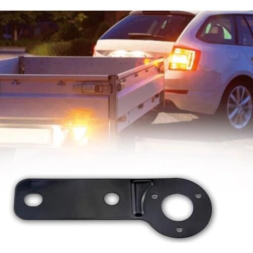 Car Electrics Plug Pre-wired Fixing Iron Tow BarAuto Wire Connector Trailer Caravan Adapter 7 Pin Socket Plate Hitch