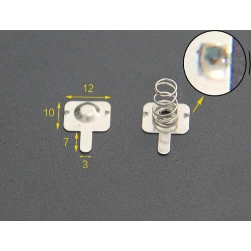 AA Battery Cassette Box spring contacts Positive and negative 100pair