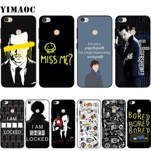Sherlock Moriartee 221B Case for Xiaomi Redmi MI Note MAX 3 6a 7 6 8 9 10 GO SE A1 A2 A3 Lite 8A F1 Pro