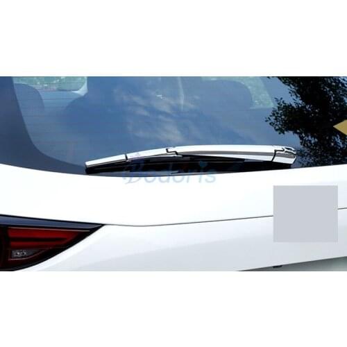 For Mazda CX-5 CX5 KF 2017 2018 2019 Car Styling Chrome Rear Wiper Kits Cover Windshield Windscreen Blade Moulding Tirm