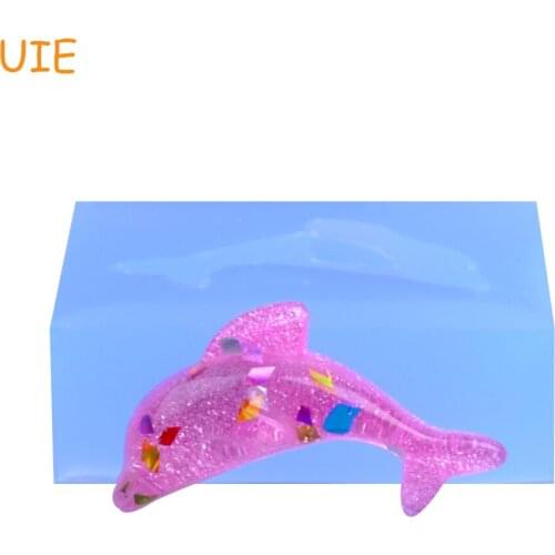 DYL736U Dolphin silicone mold chocolate fondant cake decoration Kitchen soap Tools Jewelry Making Oven Safe