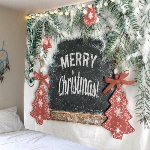 Tapestry Christmas Wall Hanging Christmas Tree Home Deco Christmas Gift Print Tapestries Large Size Free Shipping Tapestries