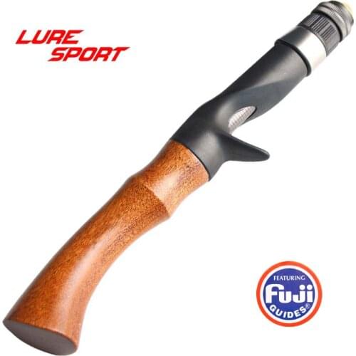 LureSport FUJI ECS Reel Seat wood handle Carbon blank Set Rod Building Component Rod RepairDIY Accessory