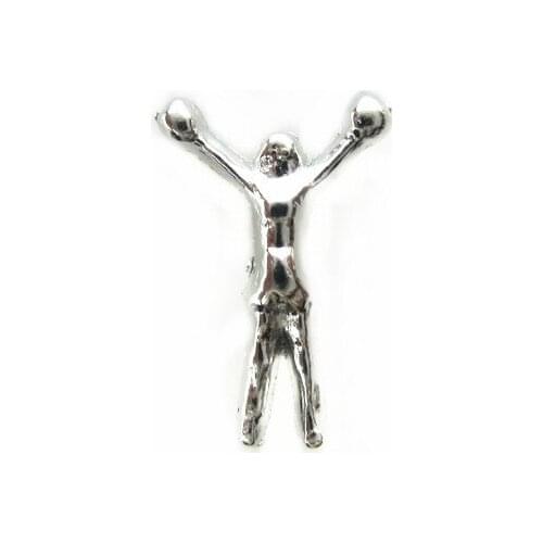 New 50pcs/lot gymnast floating charms living glass memory floating pendant locket for diy jewelry