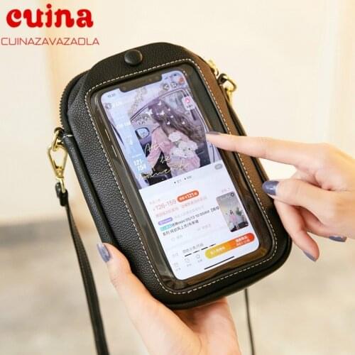 New Crossbody Shoulder Bags Women Multi-functional Touchable Cell Phone Pocket Card Purse Ladies Small Bag Female Messenger Bag