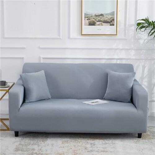 Solid color sofa cover Polyester sofa protective cover L-shaped sofa Corner sofa cover Removable Stretch sofa cover