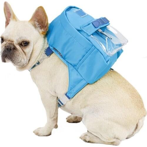 Pet Outdoor Self Backpack Adjustable Teddy Harness Snack Bags Travel Multi-pocket Carrier Snack Bags Hot Sell