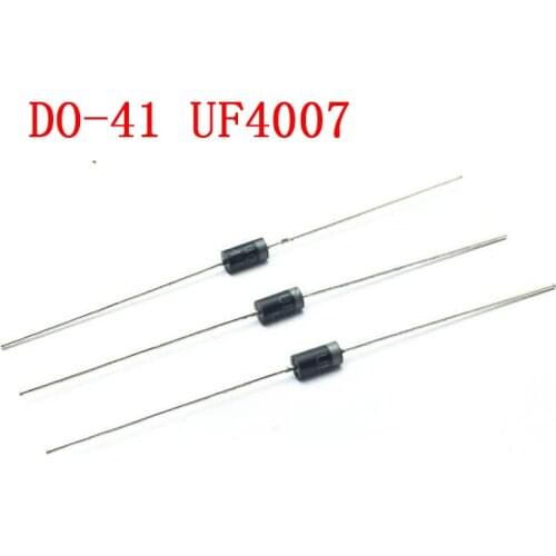 100PCS Rectifier Diode 1A 100 0 V DO-41 UF4007