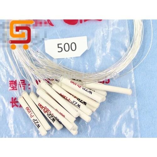 WZP-Pt100 PT100 High Temperature Wire Core, Sensor Probe, thermal resistance 500MM 0.5M WIRE