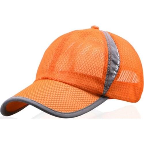 XdanqinX Women Summer Mesh Cap Mens Ultra-thin Breathable Baseball Cap Adjustable size Couple Hat 2020 New Fashion Sports Caps
