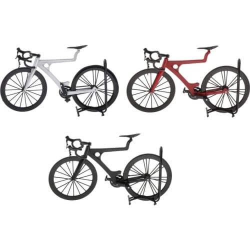 1/8 3D Metal Road Bike Model Alloy Miniature Realistic Model Handcrafts