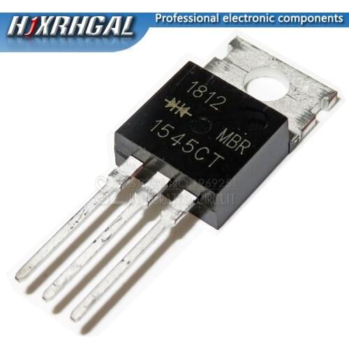 1PCS/LOT MBR1545CT array diode rectifier 1545 MBR1545 TO-220AB