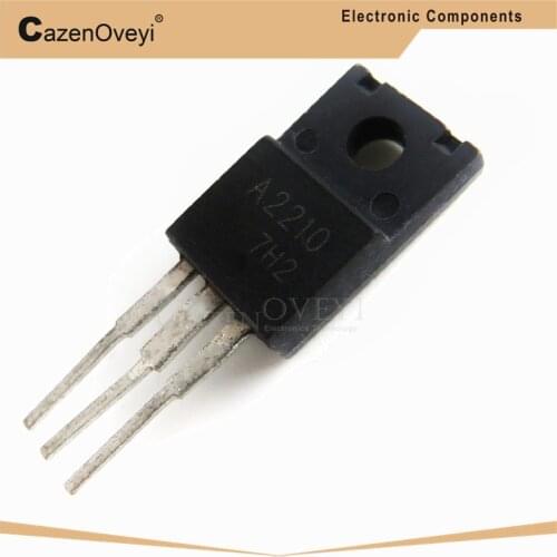 10pcs/lot=5pairs ( 5pcs A2210 + 5pcs C6082 ) 2SA2210 2SC6082 TO-220F In Stock