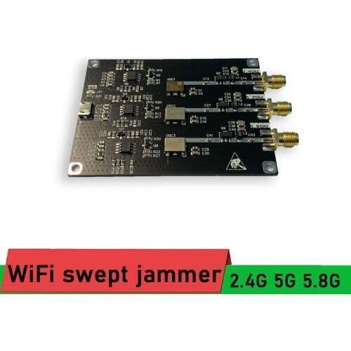 2.4G 5G 5.8G WiFi swept jammer Shielder 5.2G prevent WIFI signal Shielded FOR 2.4GHZ Bluetooth interference RF amplifier