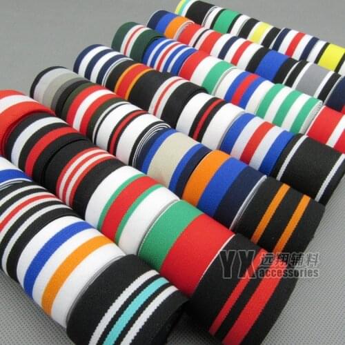 38mm elastic webbing extra soft thickened elastic band 6meters/lot for skirt coat jacket bags accessories stripe straps 39colors