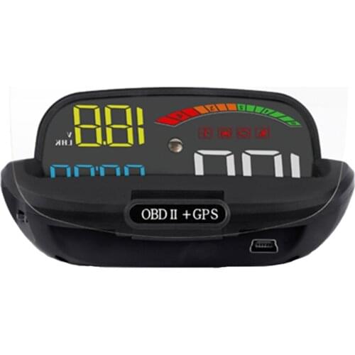 4inch Car HUD Head Up LED Display OBD2 GPS Overspeed Warning System Projector Car Accessories