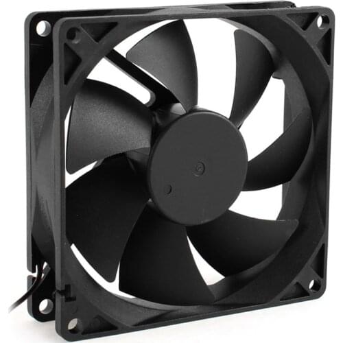 92mm x 25mm 24V 2Pin Sleeve Bearing Cooling Fan for PC Case CPU Cooler