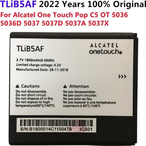 TLiB5AF For Alcatel OneTouch Pop C5 5035 5035D 5036 5036D 5037 5037D 5037A 5037X 997 997D / TCL S800 S710 S810 J610 Battery