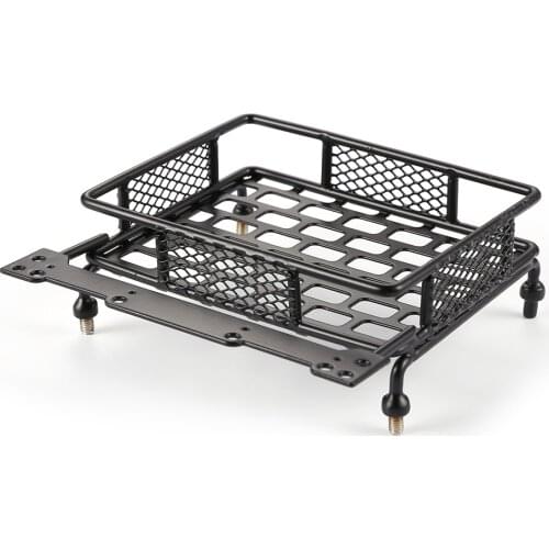 RC Car Upgrade Accessory Metal Roof Luggage Rack Accessories Educational Learning Study Toy Gifts for 1/10 RC Crawler