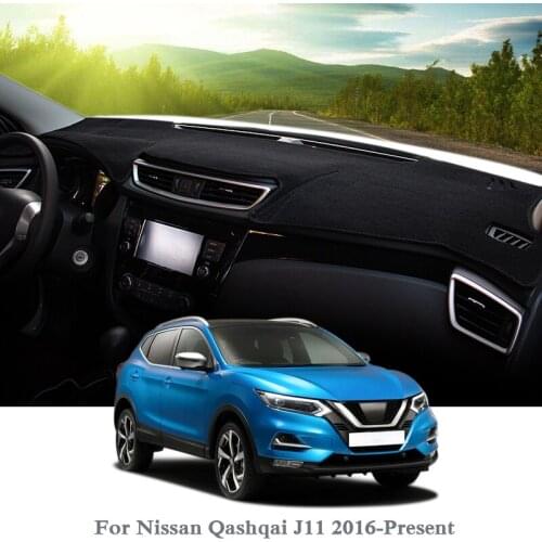 Car Styling Dashboard Avoid Light Pad Instrument Platform Cover Mats Rose For Nissan Qashqai J11 2016-Present LHD Anti-dust Mat