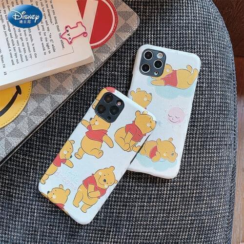 Disney Cute Pooh Bear for Iphone11pro Cartoon 7plus iPhone X Phone Case Iphonexsmax/XR Soft 8p6 phone cases zz0519