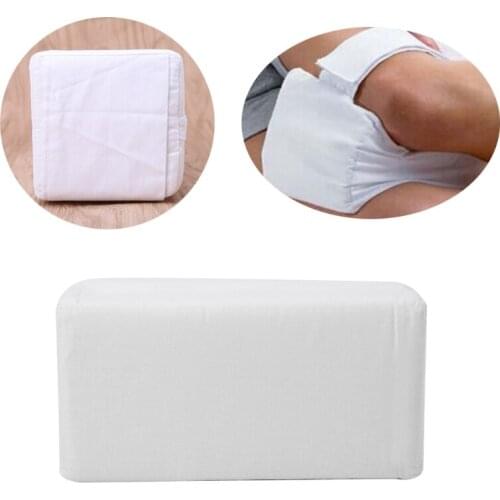 D0AC Foam Knee Leg Pillow with Adjustable Removable Strap Ear Plug For Sleeping