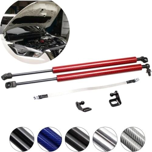 For Nissan Kicks (P15) 2016 -2020 Auto Front Hood Bonnet Modify Carbon Fiber Gas Struts Lift Support Shock Damper Absorber