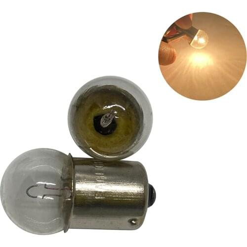 100x G18 89 R10W 12V 10W BA15s 1156 2405 car bulb door lights clear car external lights side turn signals bulb auto halogen lamp