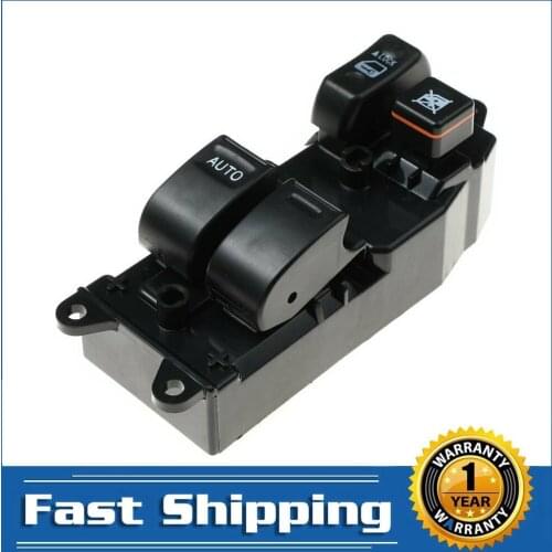 Front Left Driver Side Electric Power Window Master Switch For Toyota Yaris Hiace 1999 2000 2001 2002 2003 2004 2005 84820-10100