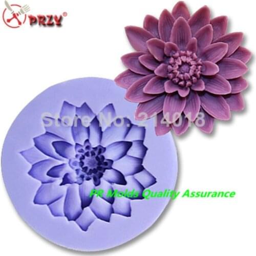 Chrysanthemum Modelling Fondant Molds Fondant Cake Decoration Mold No.si405 Wholesale Chocolate Silicon Moulds Silicone Rubber