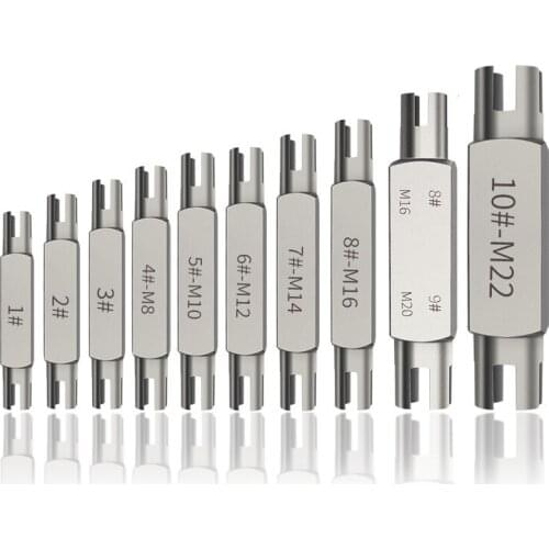 Quality M4 -M22 Broken Head Taps Set Hex Double Head Screw Tap Extractor For Screw Remove Tools Damaged Screw Extractor