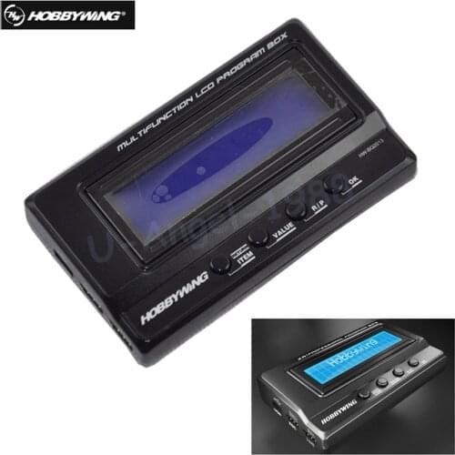 HOBBYWING 3in1 3 IN 1 3in 1 Multifunction LCD Program Box program card (Integrated w/ USB adaptor Lipo Voltmeter