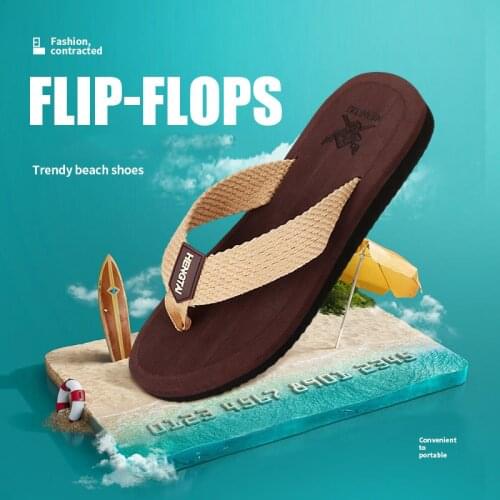 Men Shoes New Arrival Summer Men Flip Flops High Quality Beach Sandals Anti-Slip Zapatos Hombre Casual Men Slippers TX438