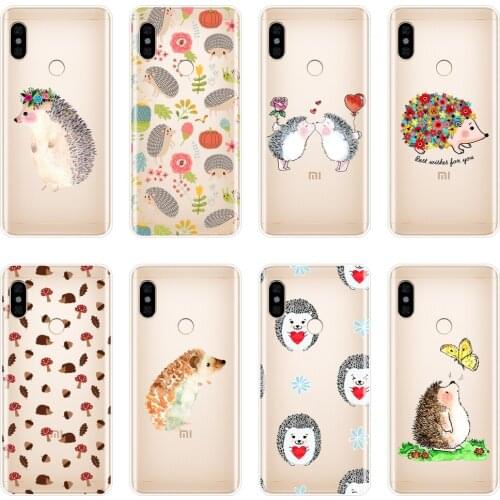 Phone Case For Pocophone F1 Xiaomi Redmi Note 4 4X 5 5A 6 Pro Prime Hedgehog Silicone Soft Back Cover For Redmi S2 6A 5 Plus 4A