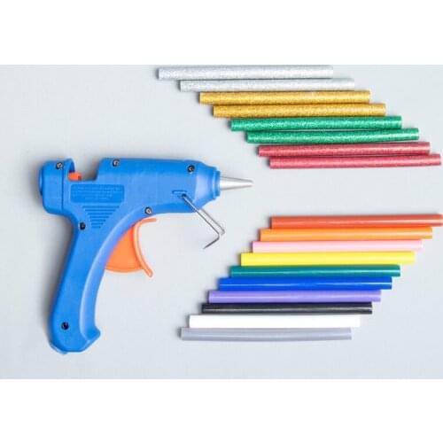 Hot Melt Glue Sticks 7mm 11mm Adhesive Assorted Glitter Mixed Colors Glue Sticks Professional For Home DIY Electric Gun Craft R