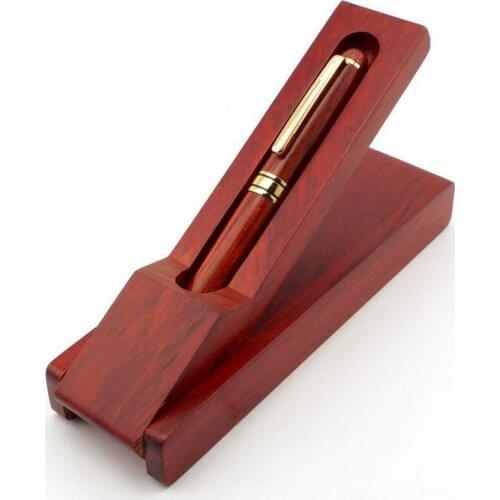 1 Set Vintage Rosewood Fountain Pen+wooden Box 0.5mm Iraurita Nib for Business Office& School as Luxury Gift