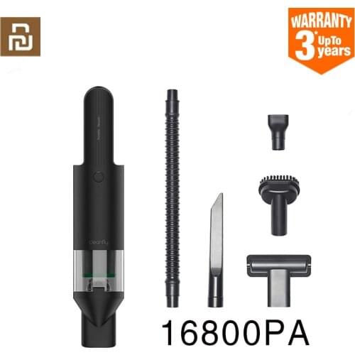 YOUPIN Cleanfly FV2 Portable Car Hand Helded Vaccum Cleaner for home wireless Mini Dust Catcher Collector 16800Pa Suction