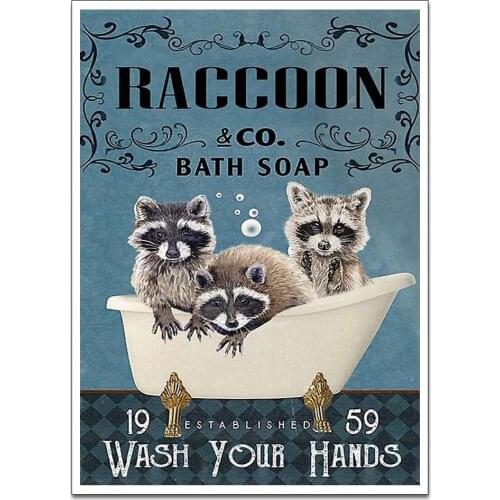 Canvas Poster Wash Your Paws Wall Art Painting Posters and Prints Nordic Wall Pictures for Home Decor No Frame