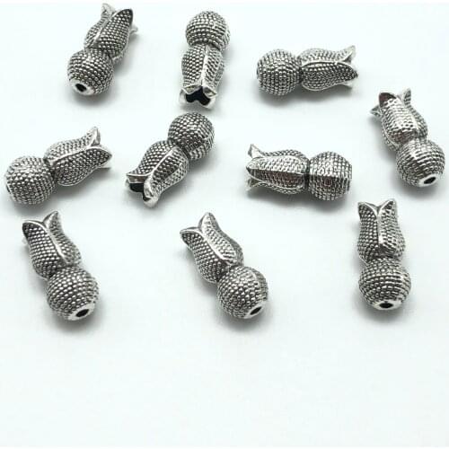 JunKang 15pcs attractive Turkey Arab bell shaped beads For jewelry making DIY handmade rosary pendants