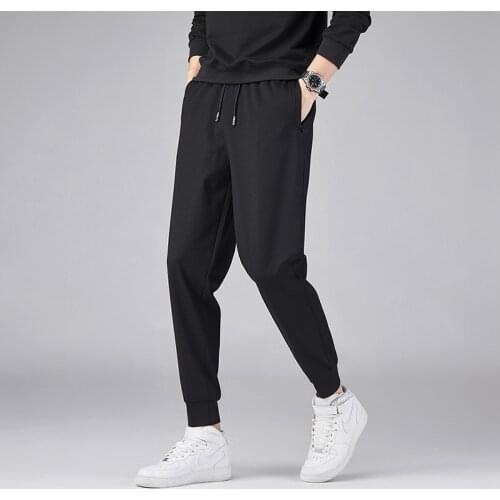 Spring and Autumn Mens Trousers Breathable Loose Large Size Running Sports Casual Pants Sweatpants for Men Jogging Pants Men