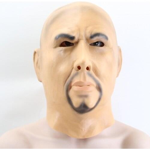 Underworld Boss Cosplay Scary Full Head Latex Mask Halloween Horror Funny Cosplay Party Mask Old Man Head Helmet Masks