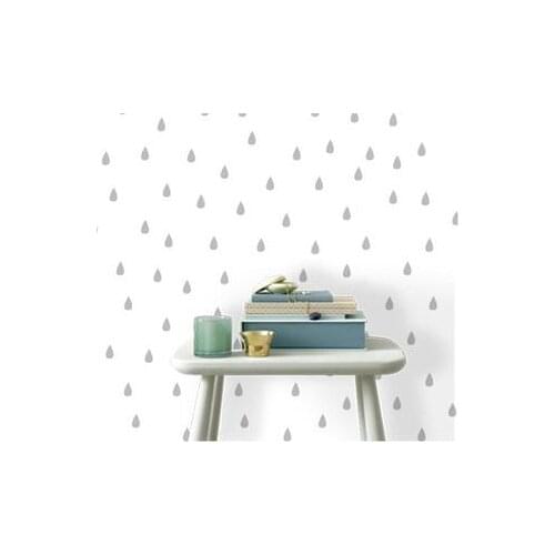 Three Ratels QD515 raindrop walll sticker for Kids Rooms Decoration DIY Fade Resistance for Home Bedroom Decor