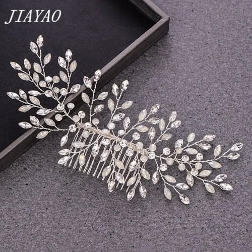 Rhinestone Hair Comb Wedding Hair Jewelry Women Hair Comb Wedding Hair Accessories Handmade Rhinestone Women Head Jewelry