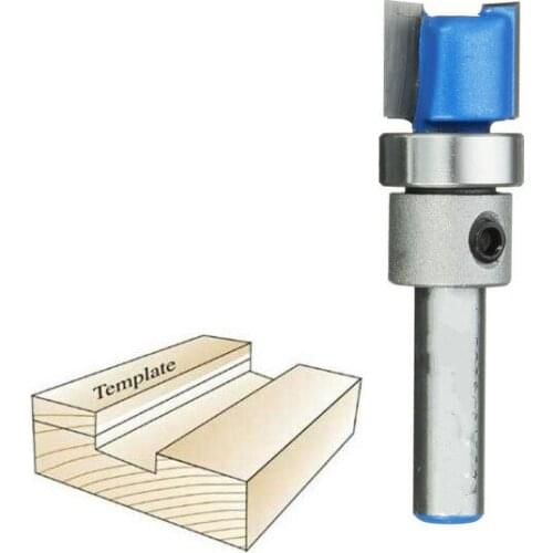1 Pc 1/4 inch Router Bit Shank Bearing 1/4" Shank Woodworking Milling Cutter Po lishing Head Tool