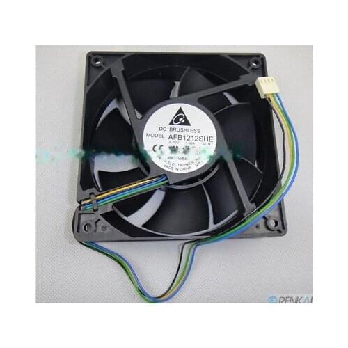 1pc new fan AFB1212SHE DC12V 1.60A 120*120*38MM PWM freeship
