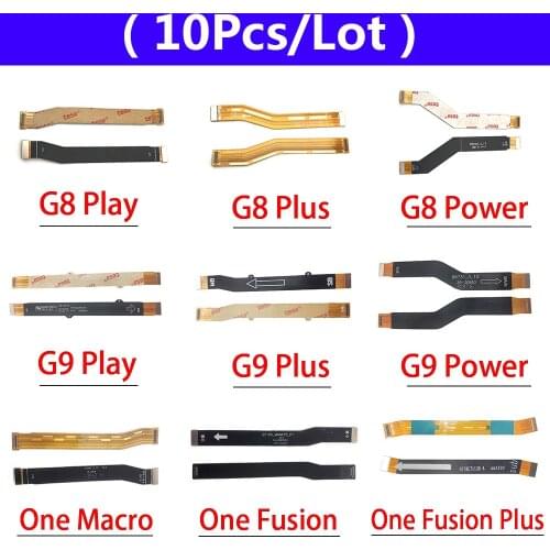 10Pcs/Lot, Main Board Motherboard Connector Flex Cable For Moto G8 G9 Play Plus Power One Hyper Macro Vision Fusion Plus G 5G