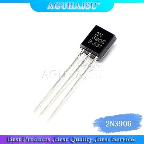 100PCS 2N3906 TO-92 TO92 0.2A 40V PNP Transistor new and original IC