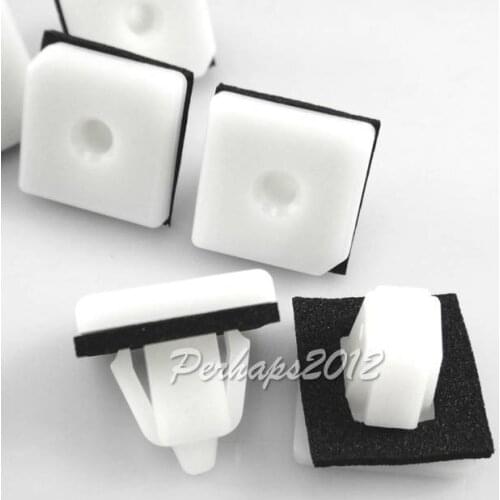 100x for #87758-37000 Fender Rocker Moulding Nylon Retainer Nut With Sealer