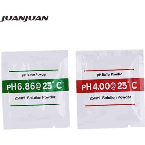 200Pcs PH Buffer Powder for aquarium PH meter PH Test Meter Measure Calibration Solution 4.0/6.86 10%off